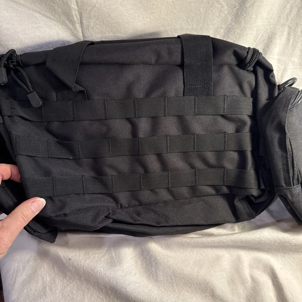 3 In 1 Tactical Military Backpack Travel Duffle Bag Weekend Gym Work Black NEW